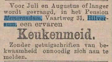 Vaartweg nr  31 1898